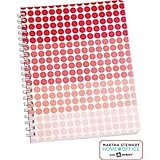 Martha Stewart Home OfficeTM with AveryTM Geometric Notebook, Red, 8-1/2