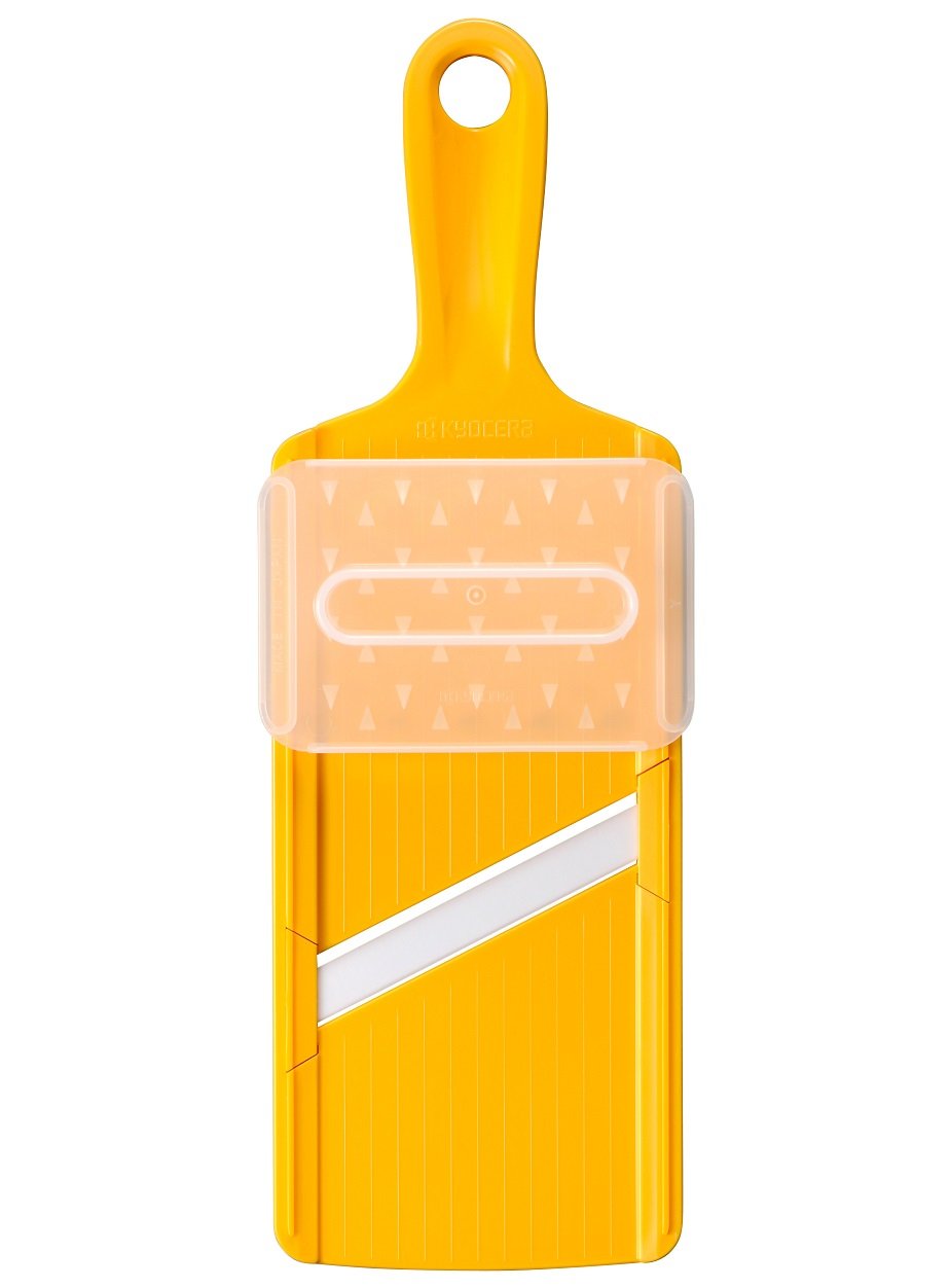 Kyocera ceramic slicer (with safety device) yellow CSN-10YL