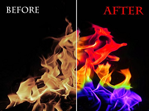 Extreme MYSTICAL FIRE - Adds Colorful Flames to a Campfire - 24 Packs