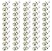 Sannysis(TM) 50PC Useful T10 Wedge 5-SMD 5050 Xenon LED Light bulbs 192 168 194 W5W 2825 158