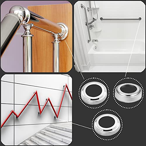 Pool Ladder Escutcheon, 10 Pcs Stainless Steel Pool Ladder Bumpers Pool