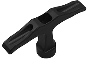 FLMLF Alloy CNC Pull Starter Handle for Zenoah CY Rovan TSRC Engine for 1/5 Hpi Rofun Km Baja Lois 5ive-T FG GoPed Redcat Rc Car Parts (Black)