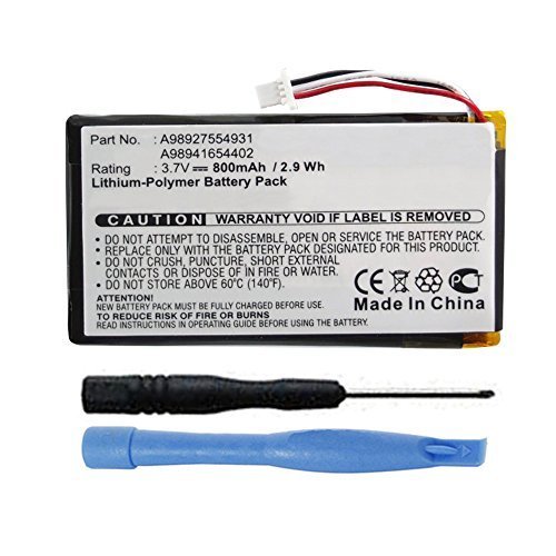 MPF Products 800mAh A98927554931, A98941654402, A-1732-035-A Battery Replacement Compatible with Sony PRS-600, PRS-600/RC, PRS-600/BC Touch Edition Digital Portable E-Book Reader w/Installation Tools