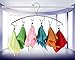 Laundry Clothesline Hanging Rack for Drying Clothing, the Hanging Drying Rack Set of 6 Clothespins Round, Stainless, Rustproof, Antibacterial, Anti-Wind Desing,Stronger and Weight Capacity (Straight)