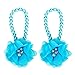Sankuwen 1Pair Baby Barefoot Flower Pearl Beach Sandals Anklet