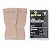 Leg Compression Sleeve Tattoo Cover up for Women - Shin Calf Pain Relief 1 Pair (Ivory)