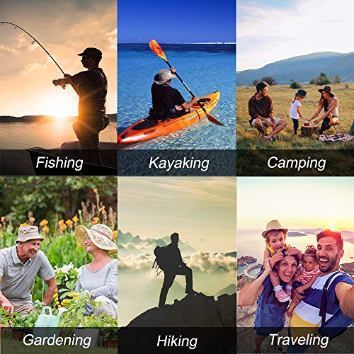 ToVii Windproof Fishing Hats UPF50+ UV Protection Sun Cap Outdoor Bucket Mesh Hat 56-61cm Light Grey & Light Beige