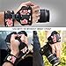 USA GEAR DualGRIP Professional Grip Camera Hand Strap with Neoprene Design and Metal Plate - Compatible with Canon, Fujifilm, Nikon, Sony, and More DSLR, Mirrorless, Point & Shoot Cameras (Floral)