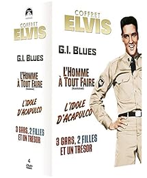 Paramount Coffret Elvis : G.I. Blues + L'homme À Tout Faire + L'idole D'acapulco + 3 Gars, 2 Filles Et Un Trésor - Pack