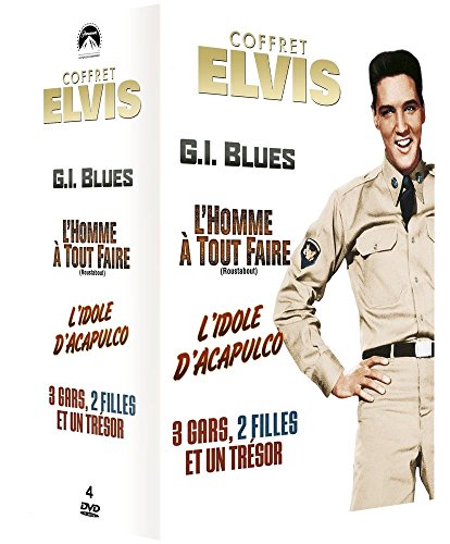 Paramount Coffret Elvis : G.I. Blues + L'homme À Tout Faire + L'idole D'acapulco + 3 Gars, 2 Filles Et Un Trésor - Pack