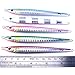 Aorace 5pcs/lot Deep sea Fishing Lure Lead Fish jig 60g Metal jig Pesca Hard Bait Fishing Lure,Without Hooks