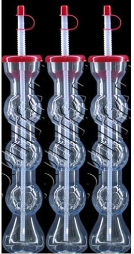 FOOTBALL Slush Yard Cups 17OZ x 96 cups with lid and straw
