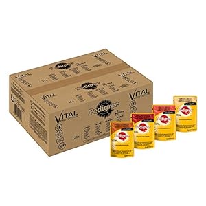 PEDIGREE Vital Protection Comida para perros con pollo y cordero en gelatina – Caja de 84 bolsitas x 100 g (Total: 8.4 kg)