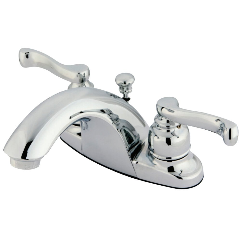 Photo 1 of Kingston Brass KB7641FL 4 in. Centerset Bathroom Faucet, Polished Chrome
