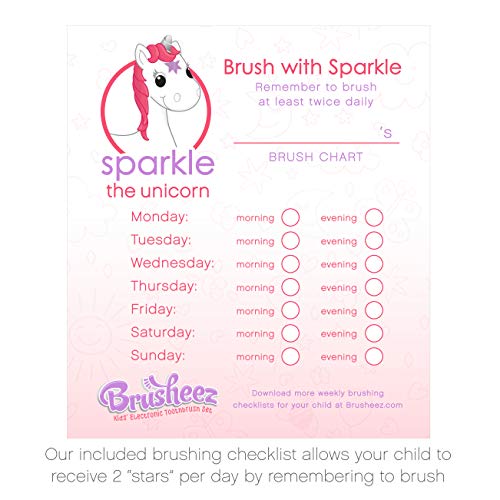 image for Brusheez Kid's Electric Toothbrush Set - Sparkle the Unicorn - New & I