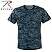Rothco T-Shirt, Digital Midnight Blue Camo, Large