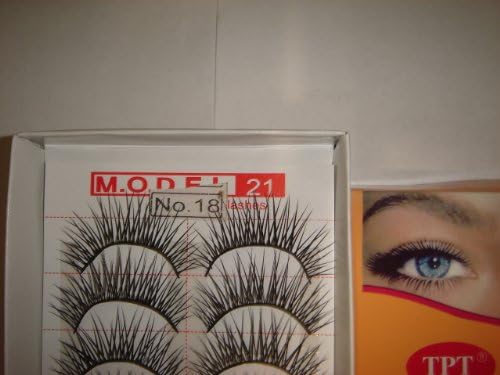 Model 21 False Eyelashes No. 18, 10 Pair by model 21