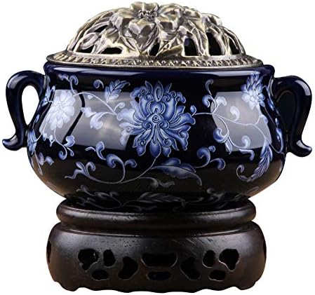 BOPISHOP Aroma diffuser Ceramic Incense Burner-Adjustable Temperature Agarwood Aromatherapy Essential Oil Diffuser - Suitable for Office Home SPA Aromatherapy Stove