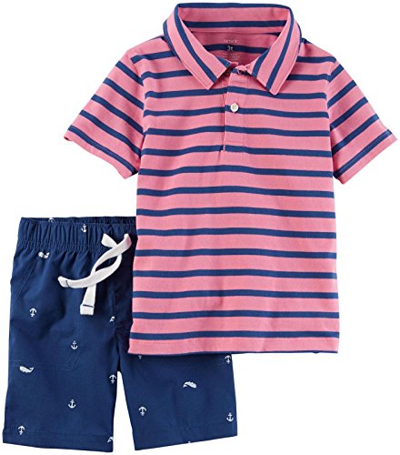Carter's Boys 2 Pc Playwear Sets 249g397, Stripe, 3T