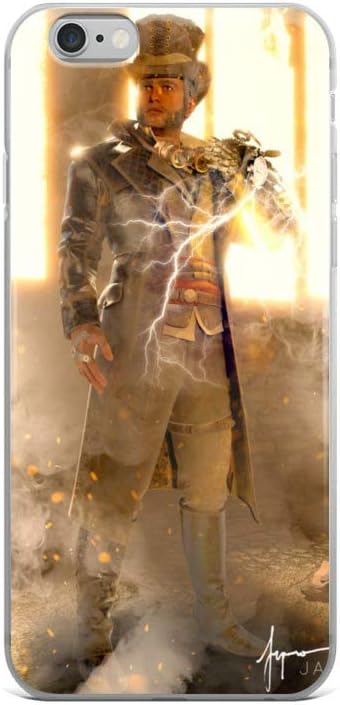 iPhone 6/6s Case Anti-Scratch Motion Picture Transparent Cases Cover Blender Cycles Render of A Steampunk Time Traveler Action Movies Video Film Crystal Clear