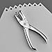 Shappy Metal Hole Punchers Single Hole Punch Paper Puncher Ticket for School, Home and Office, 3 Pack (1/4 Inch Hole)