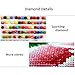 DIY 5D Diamond Painting by Number Kits Crystal Rhinestone Diamond Embroidery Paintings Pictures Arts Craft for Home Wall Decor (Rose in Bottle,Full Drill)