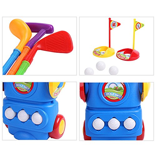 image for RuiyiF Golf Toys Clubs Set for Kids Toddlers Boys Girls with 3Golf Bal