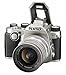 Pentax KP Silver Body 24.32 Ultra-Compact Weatherproof DSLR with 3