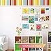 Hanging Photo Display Room Wall Decor - Sculptural Picture Frames Collage - 5 Strings with 30 Clips - 3M Self Adhesive Hooks - No Holes Drilling - 35 x 35 inch