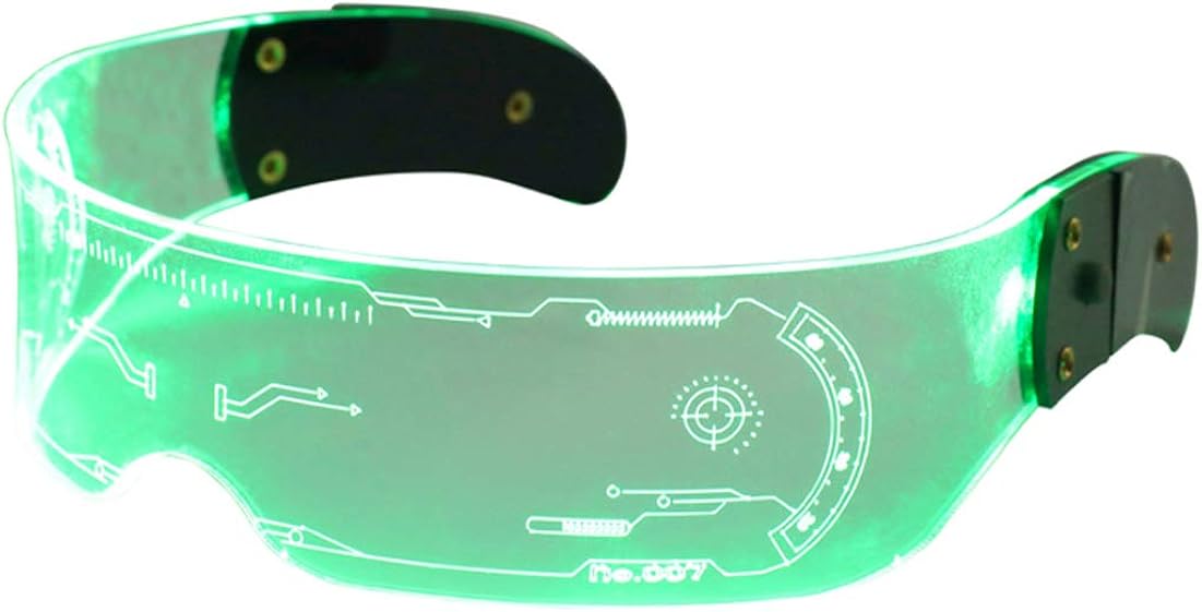 Buy LED Visor Glasses, 259 Various Flash Combinations, Difference Speed