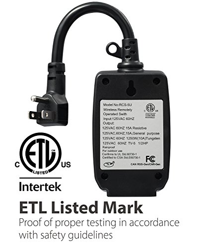 5 Wireless+Fosmon+Electrical+Weatherproof+Included