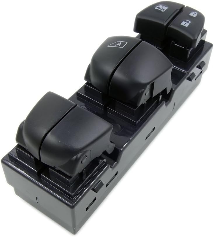 Power Window Control Switch - Front Left Driver Side, Compatible with 2010-2017 Nissan Juke (25401-1KA0B)