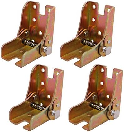 4 x Lock Extension Table Bed Leg Feet Steel Folding Foldable Support Bracket