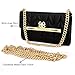 Case for Galaxy S7, Cutebe Synthetic Leather Wallet Magnetic Handbag Case with Wrist Strap and Cross-body Chain for Samsung Galaxy S7 Black