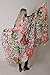 Anika Dali Women's Emma Colorful Floral Print Scarf, Soft, Lightweight, Sheer, Oversize, Multicolor