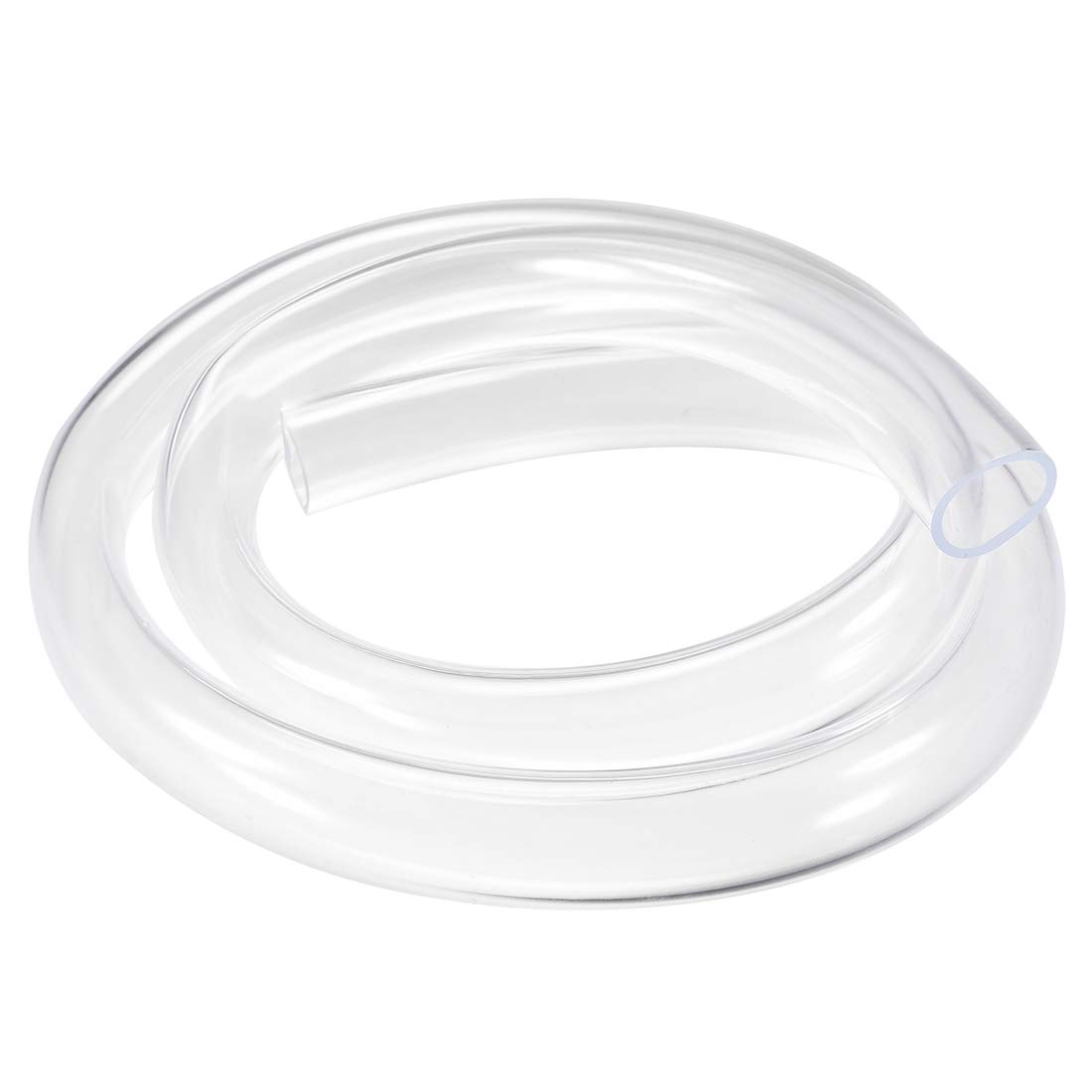 sourcing map PVC Hose Tube, 32mm(1.25") ID x 38mm(1.49") OD 1m/3.28ft Clear Vinyl Tubing, Plastic Flexible Water Pipe