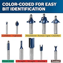 BOSCH RBS010 10-Piece 1/2 in. and 1/4 in. Shank