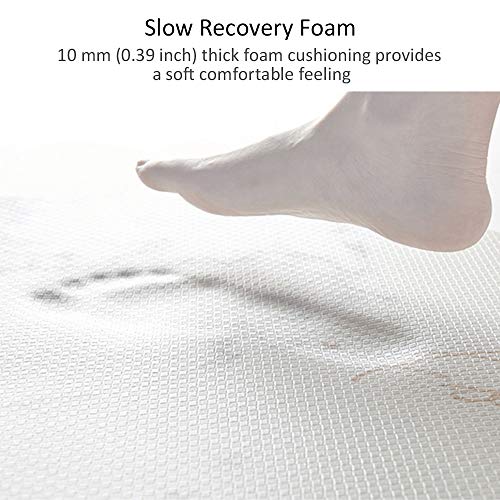 Laundry Room Rug Runner,Seavish Anti Fatigue Thick Cushioned Kitchen Rug PVC Leather Non Slip