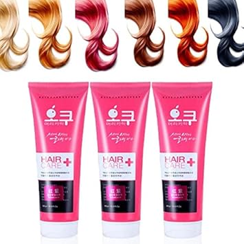 Buy Korean Popular Fluorescence Hair Color Styling Cream Colored