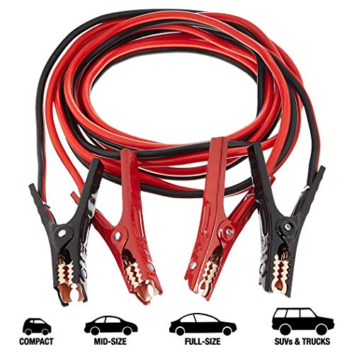 Amazon Basics Jumper Cable for Car Battery, 2 Gauge, 20 Foot Pricepulse