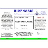 Biopharm Triethanolamine 99%, Liquid, 1 Quart. Surfactant &amp; Emulsifier. | 950 mL. AKA T.E.A., TEA, or TEOA. Useful In Gels and Shampoos.