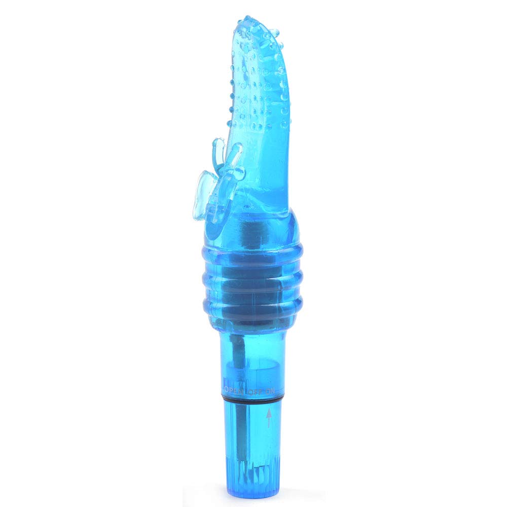 BeHorny Mega Power Mini Vibrator Tongue Shape and Clitoris, Blue