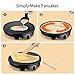 JYDMIX Crepe Maker Machine | Nonstick 12’’ 1300W Electric Pancake Maker - Batter Spreader, Wooden Spatula for Roti, Blintzes, Eggs, Dosa, Lefse - Temperature Control, Portable, Easy Clean