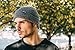 Brooklyn Athletics Adult's Knit Cuffed Slouchy Beanie Hat Cap Unisex, Burgundy Marl, One Size