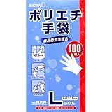 #826 ポリエチ手袋 L 100枚入
