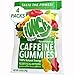 4-PACK Punch’d Natural Energy Caffeine Gummies: Premium Strong Green Coffee Bean Caffeine, Real Superfruit w/Vitamin C, Low Cal, Low Carb, Low Glycemic, Grab 'n Go Coffee