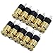 Aike 3.5mm Female Gold Plated Stereo Panel Mount Jack Connector 10Pack