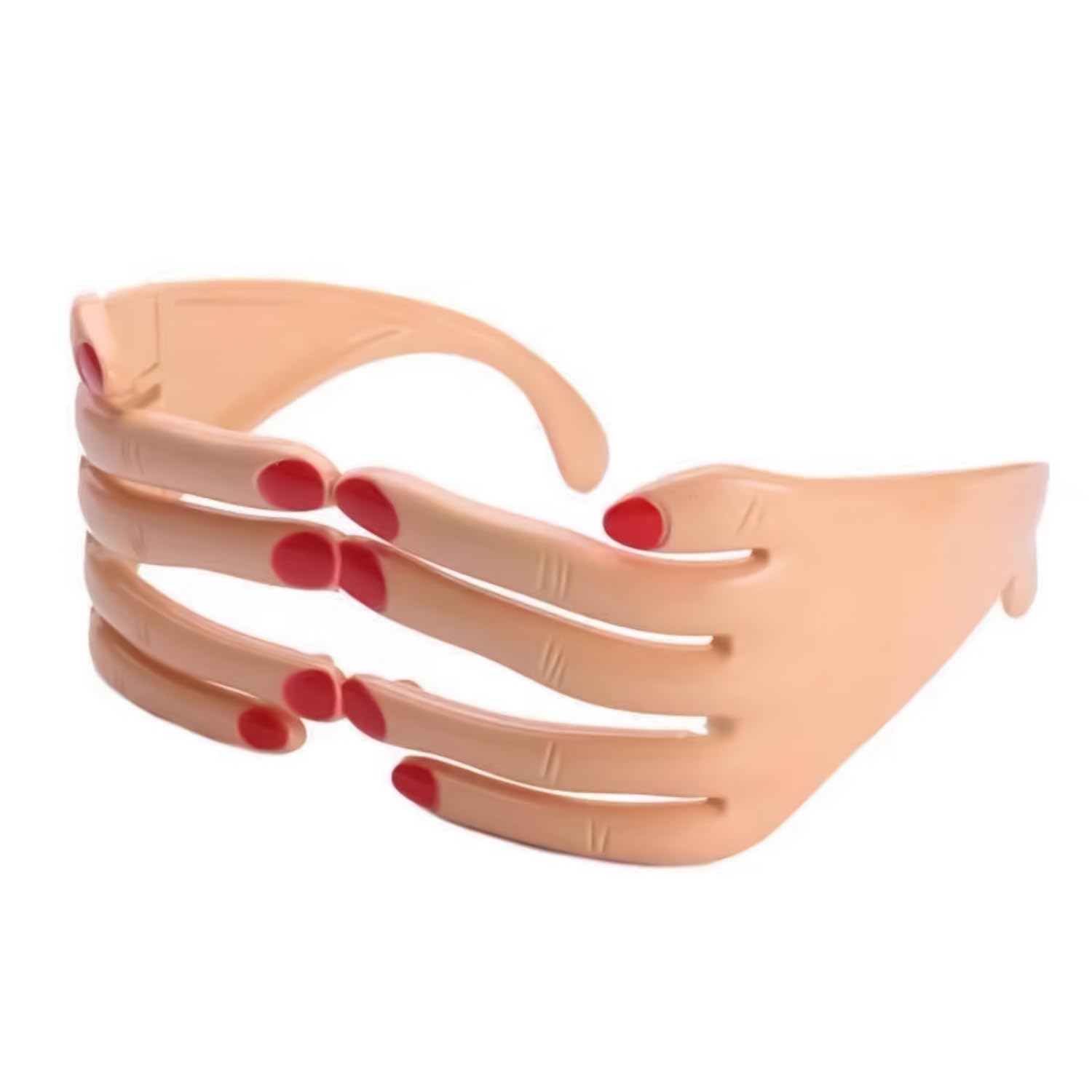 RmKbe Fingers Shaped Glasses Novelty Party Glasses Creative Funny Glasses Halloween Party Decoration for Men Women