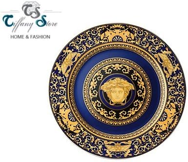 Versace Wall Plate 30 cm Medusa Blue