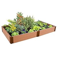 Frame It All One Inch Series 4ft. x 8ft. x 11in. Composite Raised Garden Bed Kit